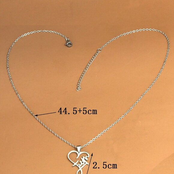 3 piece Silver Christian Women's Stainless Steel  Faith Related necklaces - Picture 10 of 11
